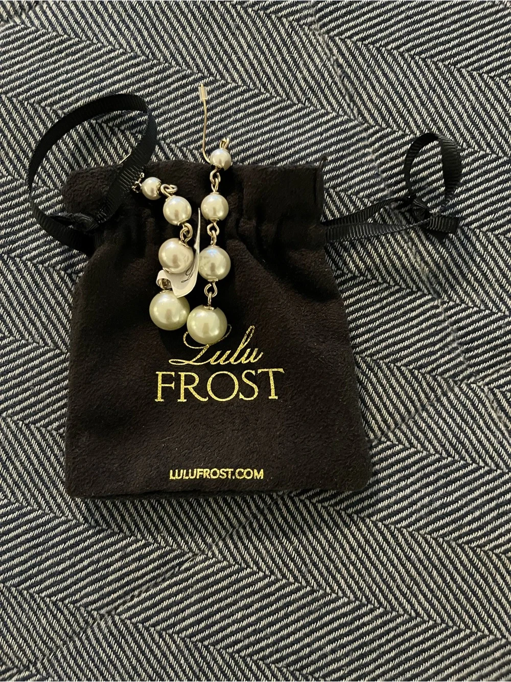 Lulu Frost Pearl Drop Earrings